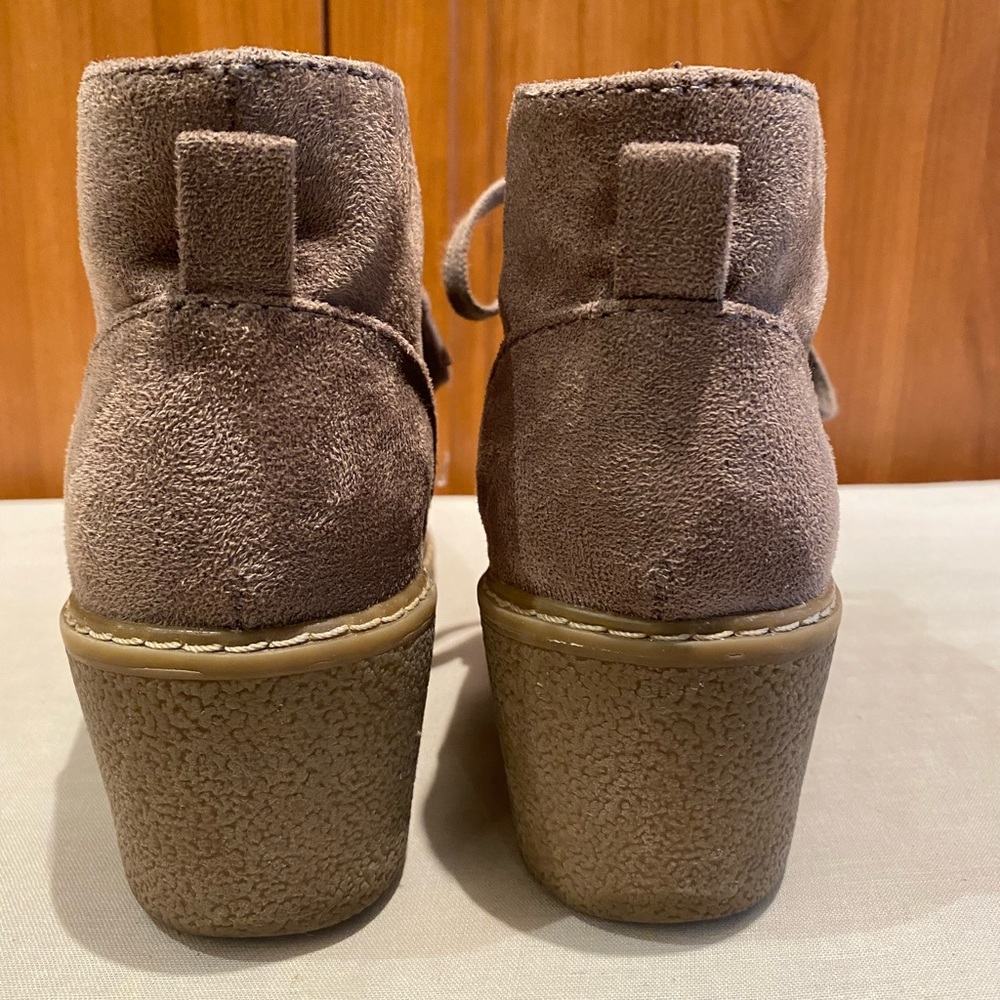 Universal Thread Suede Lace Up Booties - Picture 4 of 11